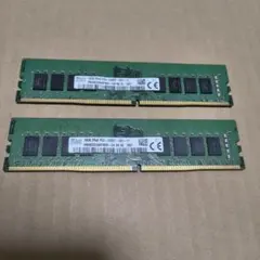 SK hynix 16GB DDR4 PC4-2666V メモリ 2枚セット - メルカリ
