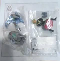 BANDAI ウルトラマン 星人サウナ ミニフィギュア 3種セットのサムネイル
