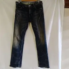 NUMBER (N)INE 加工デニムパンツ サイズ4 日本製のサムネイル