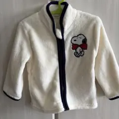 スヌーピー フリースジャケット 80
