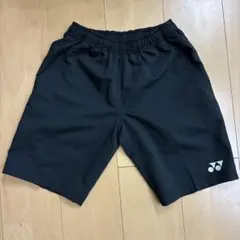 YONEX ブラックハーフパンツ JP SSサイズ