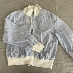 adidas ストライプ ジップアップジャケット Lサイズ