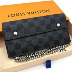 ルイヴィトン 長財布 ポルトフォイユ ダミエ N60023 LOUIS VUITTON（ルイ・ヴィトン） 長財布 ダミエ グラフィット