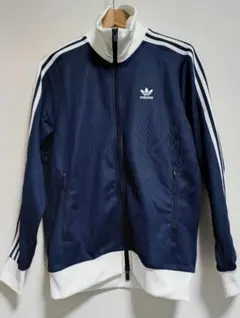 adidas ベッケンバウアー ネイビー/白 美品 L