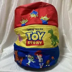 《値下げ》トイ・ストーリー 大きな三段収納バスケット　約W33cm×Ｈ45cm