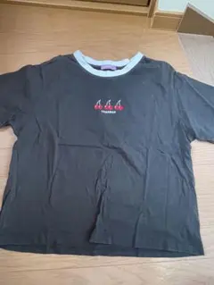 VEHEMENT チェリー刺繍 リンガーTシャツ Mサイズ