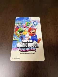 未使用品 SUPER MARIO BROS: WONDER ステッカー