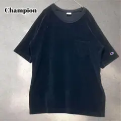 チャンピオン　フリース素材Tシャツ ポケット付き　シンプル　5470