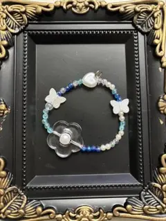 ビーズストラップ キーホルダー