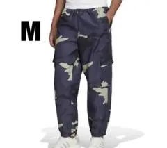 アディダス オリジナルス カーゴパンツ ナイロン 迷彩 カモ M