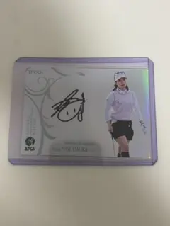 EPOCH 2024 JLPGA 西村優菜 直筆サインカード