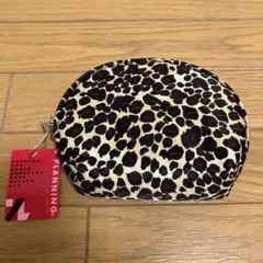 マック様専用 ヒョウ柄ポーチ　新品未使用タグ付き