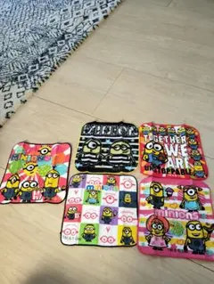 ミニオンズ ミニタオルハンカチ5枚セット※未使用※