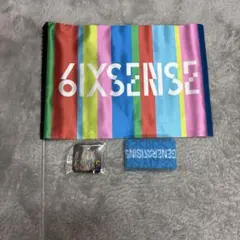 6IXSENSE フラッグ・キーホルダー・タオルセット