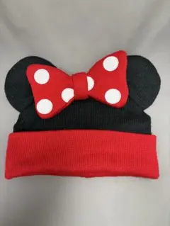 ミニーマウス 耳付きニット帽 ☆サイズ58☆