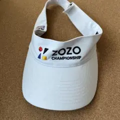 未使用）ZOZO CHAMPIONSHIP バイザー ホワイト OSFA - メルカリ