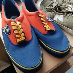 POLO スニーカー オレンジ ネイビーのサムネイル