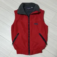 80s Patagonia シェルドシンチラベスト ヴィンテージ　赤