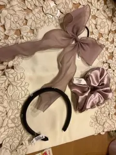 新品未使用タグ付き⭐︎ヘアアクセサリー3点セット