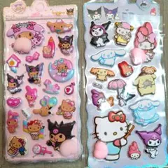 ぷにぷに　おしり　シール　スクイーズシール　立体シール　ぷっくりシール