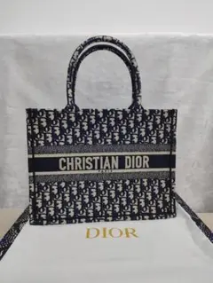 Christian Dior トートバッグ ネイビー