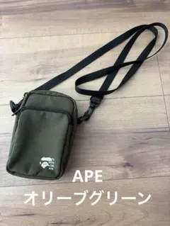 A BATHING APE ショルダーバッグ オリーブグリーンのサムネイル