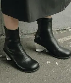 HARE ストレッチクリアヒールブーツ