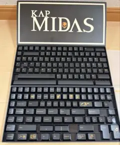 KAP MIDAS 黒金　キーキャップ　PBTフルセット