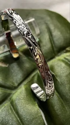 極厚バングル★6mm幅★ハワイ直輸入★ハワイアンジュエリー★男女兼用