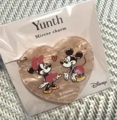 【新品未開封】Yunth ユンス ミラー付きチャーム ミッキー&ミニー