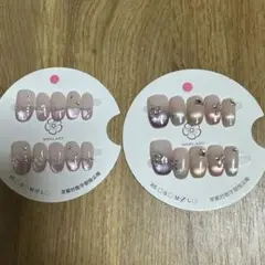 【まとめ買い歓迎】【新品＊未使用】ネイルチップ　Mサイズ　2点セット