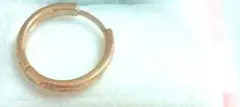 Hawaiian jewelry　ピンクゴールド色フープピアス（片身用）未使用◆のサムネイル