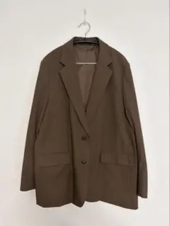UNIQLO テーラードジャケット パンツ セットアップ ブラウン