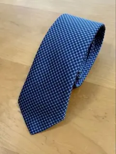 【美品】ブルックスブラザーズ ネクタイ ハイブランド ドット柄 ブルー細身