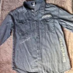ANAPGIRL デニムシャツ 長袖 Size S