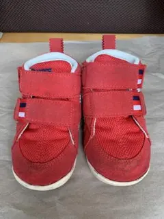 asics ベビー スニーカー 赤　13cm