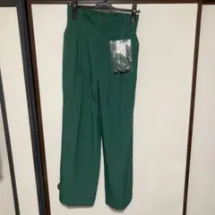 【未着用】VIS ストレートパンツ 春・夏用 グリーン スラックス