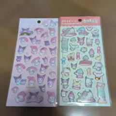 サンリオ　ぷくっとシール2枚セット