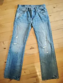 AMERICAN EAGLE ブーツカットデニムライトブルー