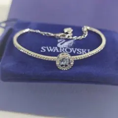 Swarovski シルバーバングル クリスタル装飾 s925