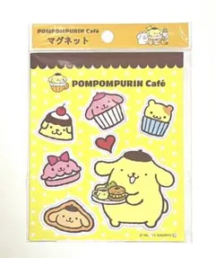 ポムポムプリン カフェ　マグネット　限定