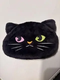 黒猫デザインポーチ