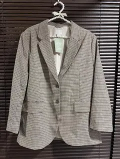 H＆M チェック ジャケット オーバーサイズ