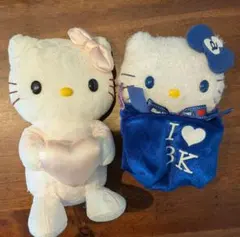 ハローキティ＆ディアダニエル ウェディング 電報ぬいぐるみ ペア