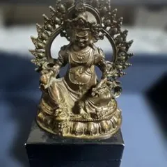 ☆不動明王☆ 仏像 ☆剣と羂索(けんさく) 仏具☆ 銅製☆骨董