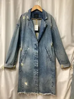 最終値下げ　新品　ザラ　ヴィンテージデザイン　デニムコート