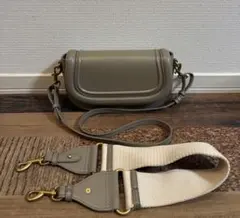 新品　ZARA ザラ　ショルダーバッグ 2wayショルダー紐　ベージュ