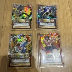 ワンピースカードダス ハイパーバトル ゾロC114 凶暴な剣　他3枚