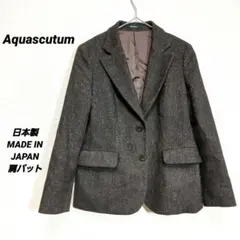 6069U アクアスキュータム ウールシルクアンゴラ混ジャケット レナウン Mのサムネイル