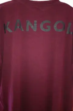 KANGOL バーガンディ Tシャツ Fサイズ